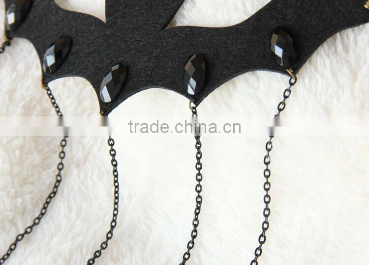 MYLOVE Non-woven black bat mask for party factory design MLMJ28