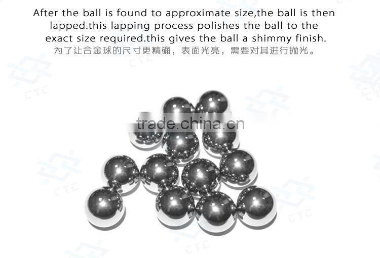 High quality carbide balls and valvet used in sand containing w