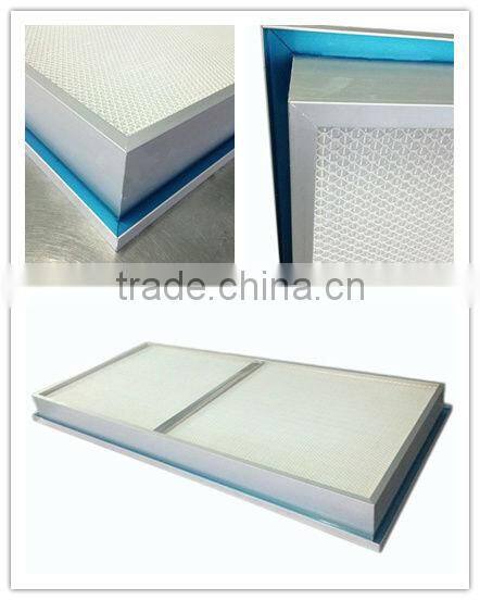 Hospital Gel Seal Mini Pleat HEPA Filter for Pharmaceutical Clean Room