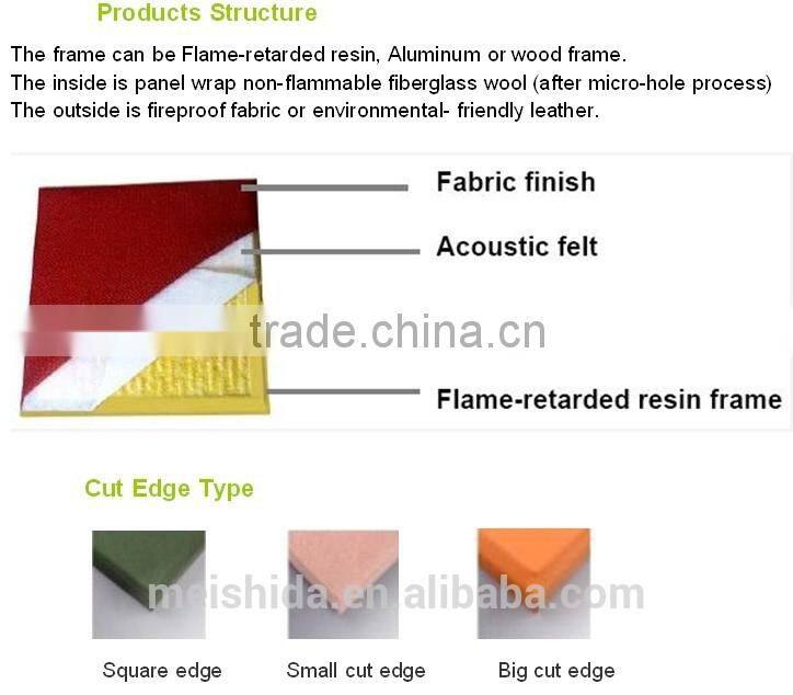 Sound acoustic fiberglass ceiling board