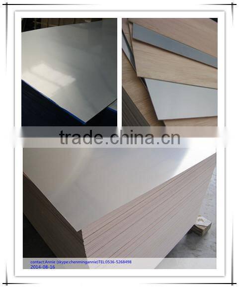 aluminium laminated hardwood plywood used for wall decoration