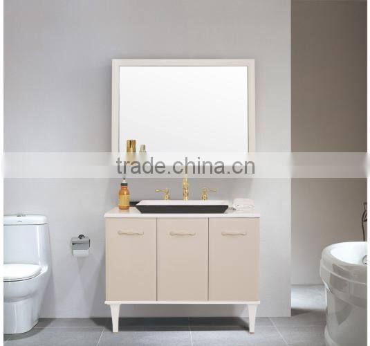 Mirrored Cabinets Type and Solid Wood Carcase Material bathroom furniture