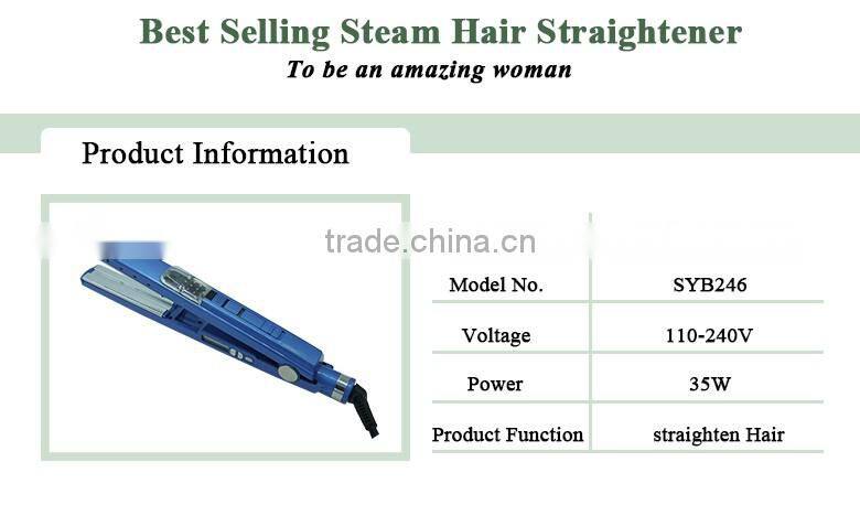 hot selling professional hair Straightener 140 Min temperature Round Plug free sample