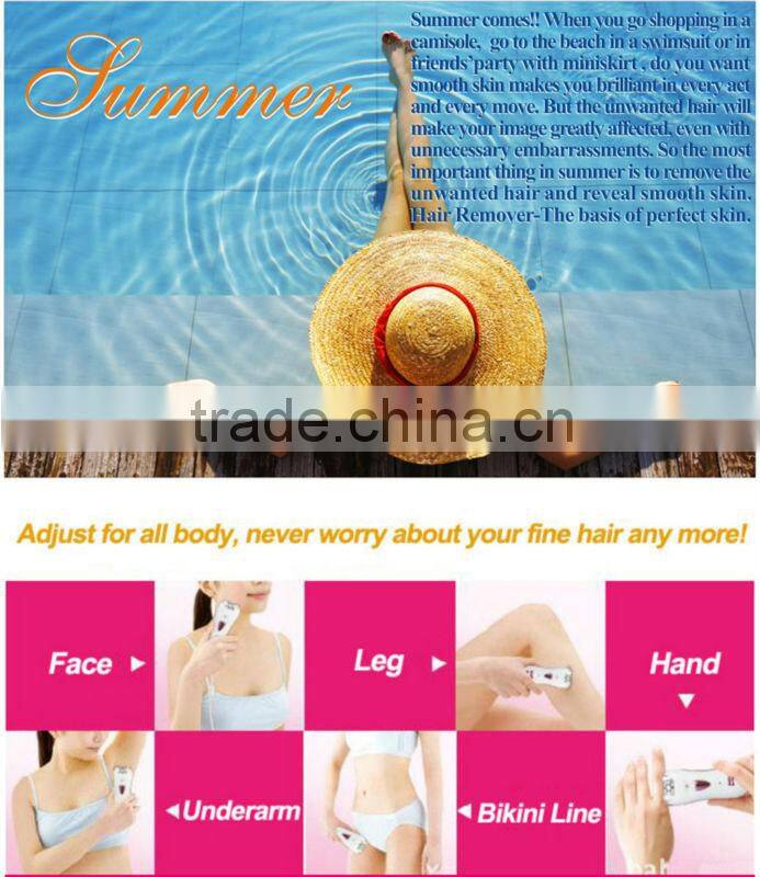 New 2 Heads in 1 Electrical Epilator Shaver