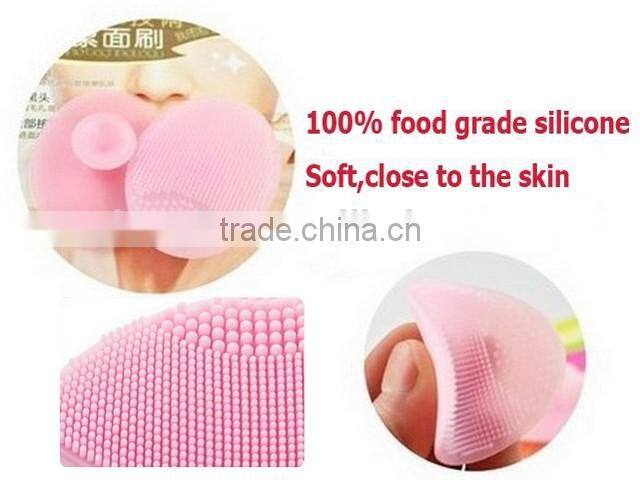 silicone face cleaning brush/silicone face exfoliate brush/silicone dish washing brushes