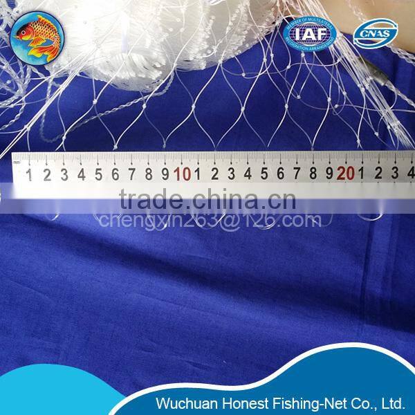 210D/72PLY nylon polyester fishing nets single knots
