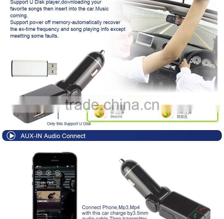 High Performance Digital Wireless Bluetooth Fm Transmitter