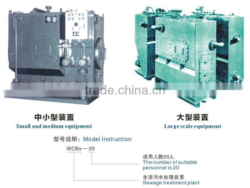 WCBx Series Marine Sewage in Water Pollution