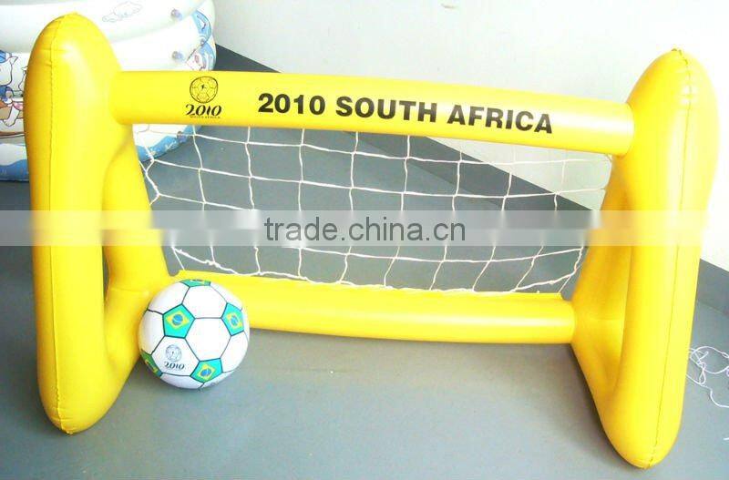inflatable football and goal