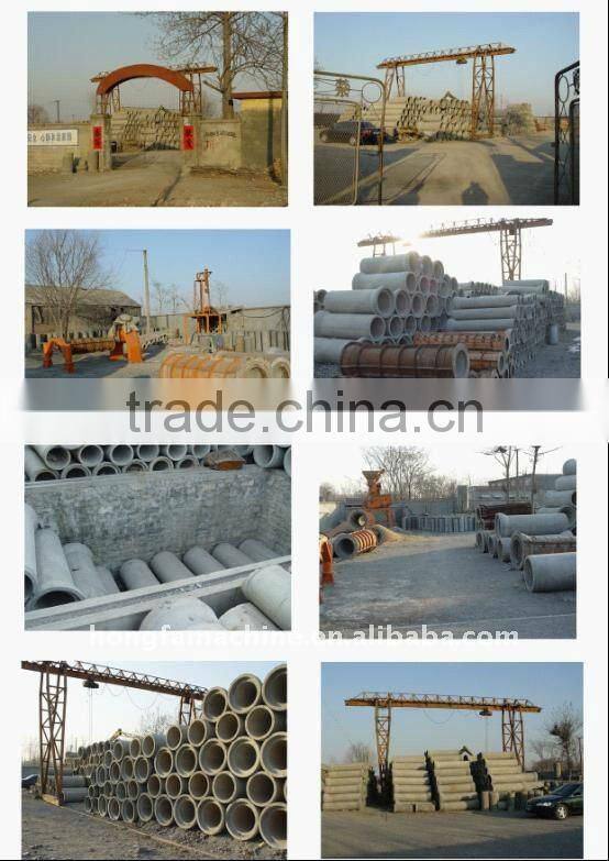 Hongfa concrete pipe cutting making machine