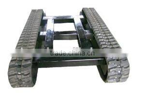 Steel and rubber track undercarriages for excavator/ drill rig
