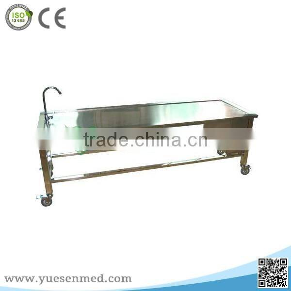 Funeral home stainless steel mortuary funeral tray
