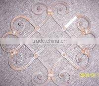 wrought iron forged steel rosette