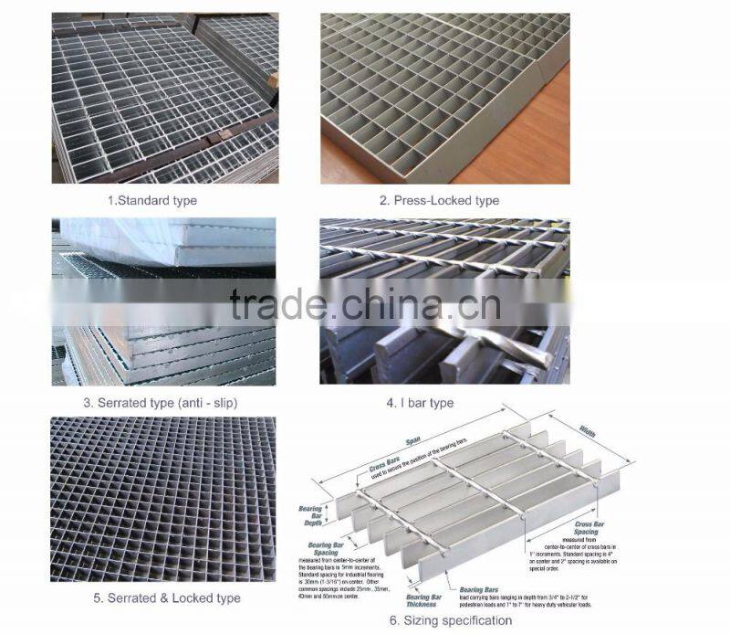 SS 304 316 316L High quality Stainless Steel Heavy Duty Gratings