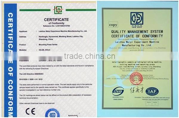 ZXQ-5 HOT Metallographic Inlaying lab mounting press