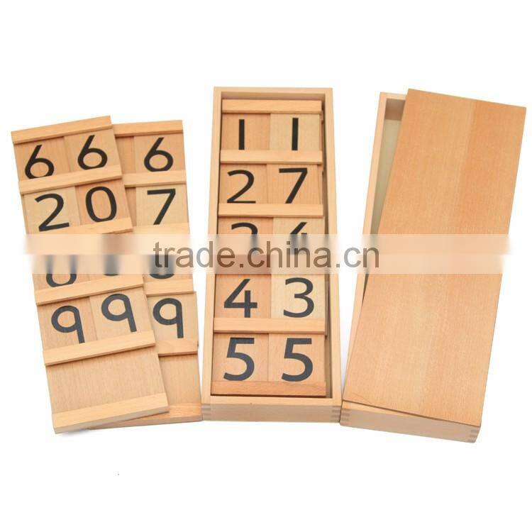 Wooden Mathematics teaching aid montessori Segen board