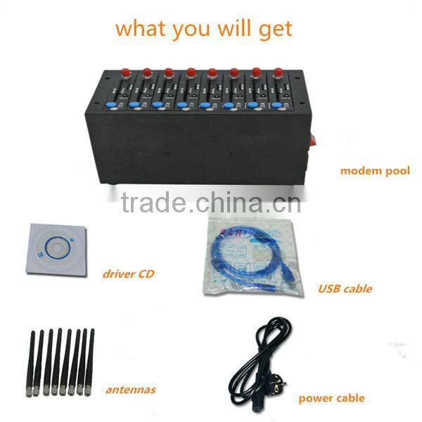 8 port quad band mc55i modem pool usb gsm/gprs modem