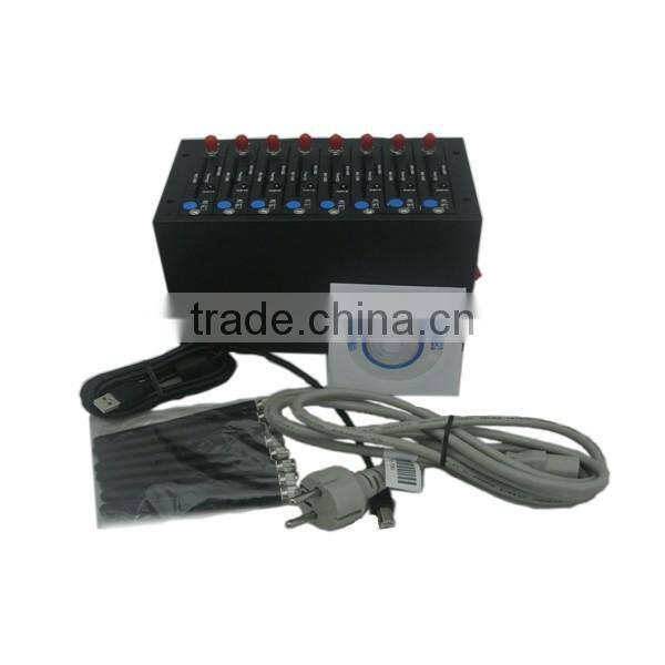 Bulk sms sending MC52i modem pool 8 ports bulk sms machine