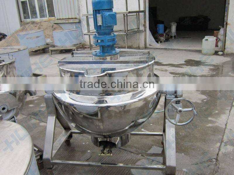 Stainless Steel Gas Heating Jacketed Mixing Kettle