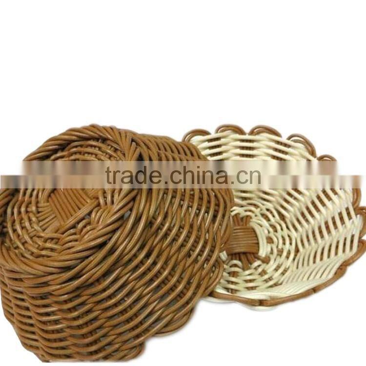 S&D hot sale willow wicker woven cheap decorative wholesale bread baskets