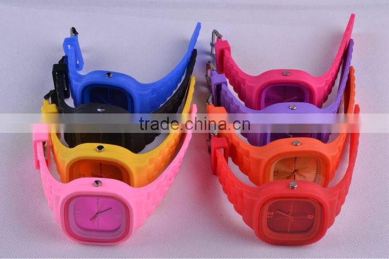Dirt-proof youth induviduality lovely safety  vintage quartz silicone watches