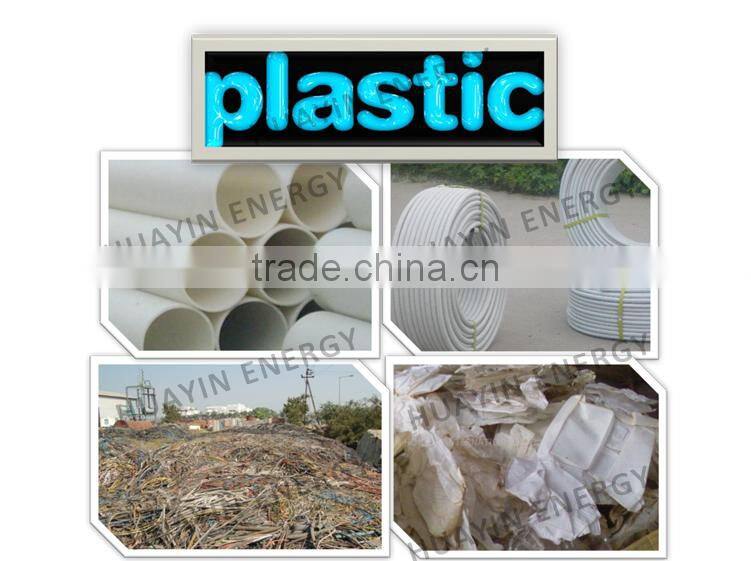 recycling machine for waste tire/plastic oil distillation to fuel oil