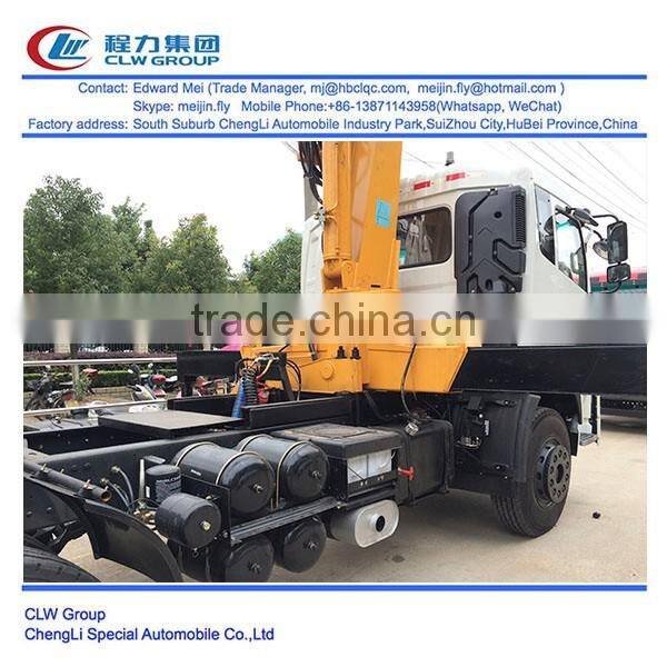 Dongfeng 6*4 truck tractor with crane 200 ton liebherr truck crane