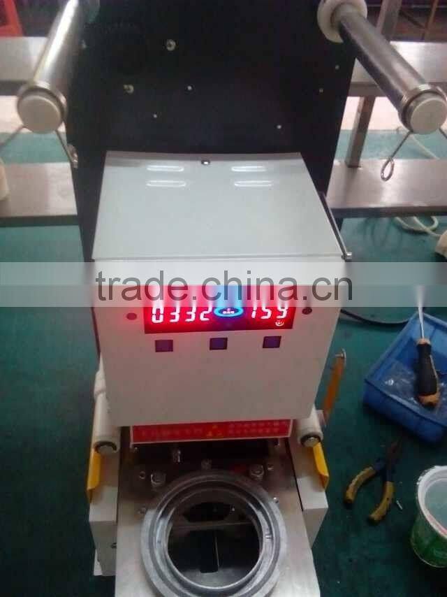 high quality milk tea cup sealing machine bubble tea