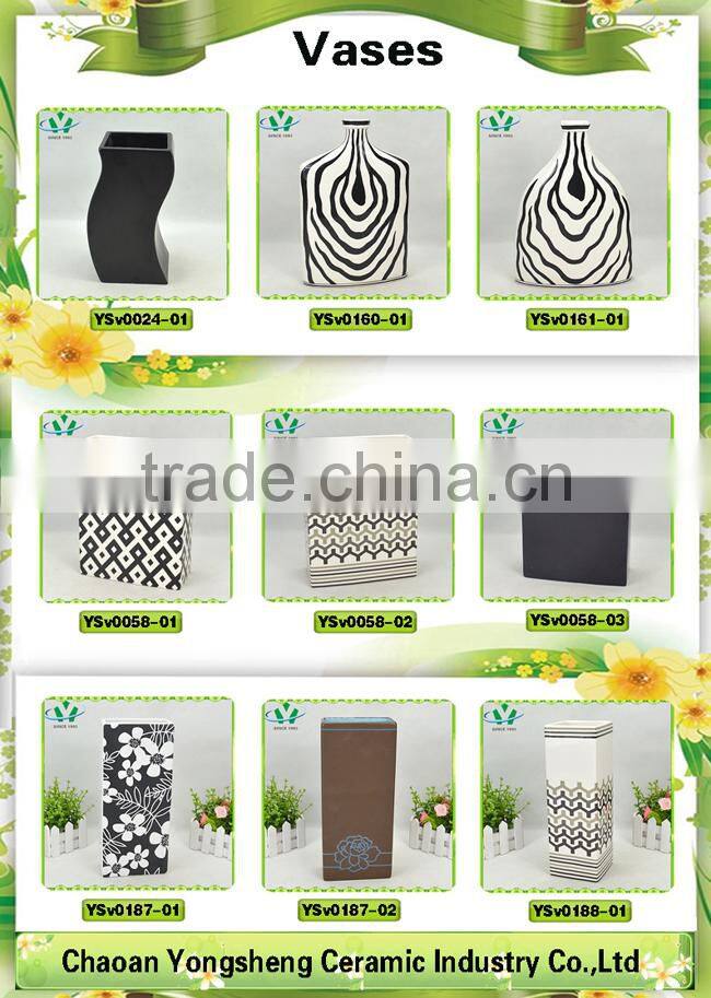 Ivory Tall Ceramic Vase Wedding Decoration