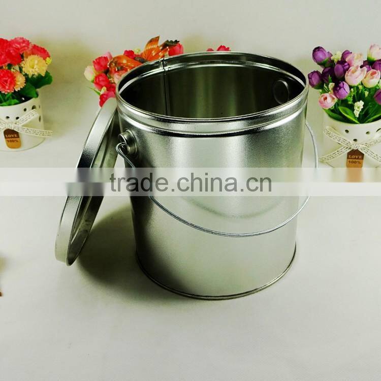 Hanlde 1Gallon empty popcorn tin for sale