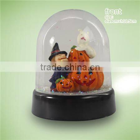 Plastic ghost snow globe