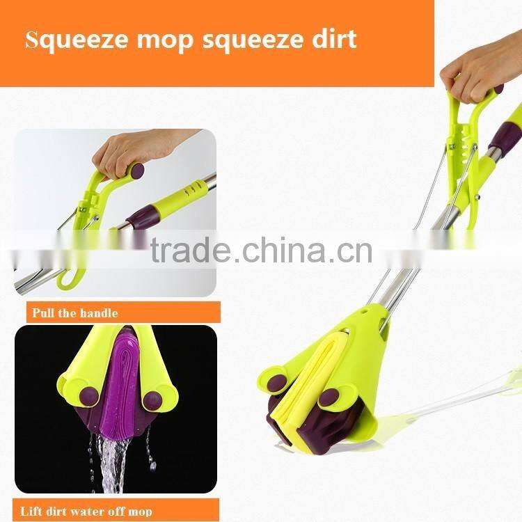 PVA Sponge twist cleaning Mop with Super Absorbent Sponge Head stick