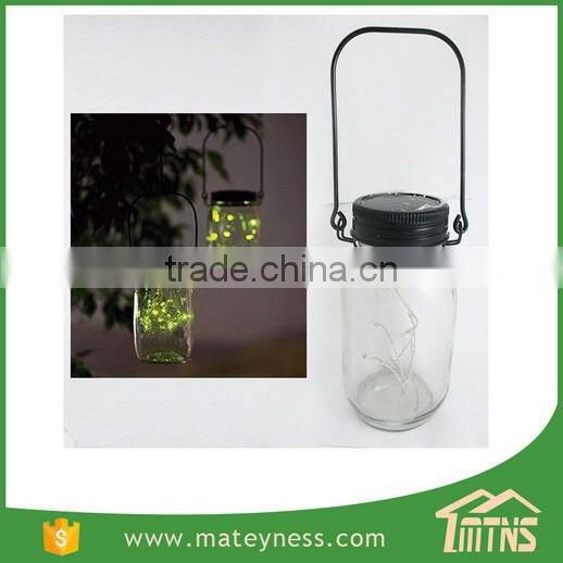 Decorative Outdoor Light Firefly Mason Solar Jar Light
