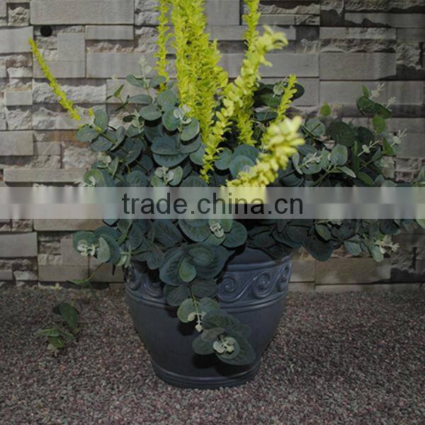 Simple Cheaper Concrete Bowl Shaped Flower Pots Planters