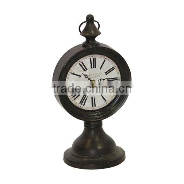 Metal Decorative Table Clock Desk Clock