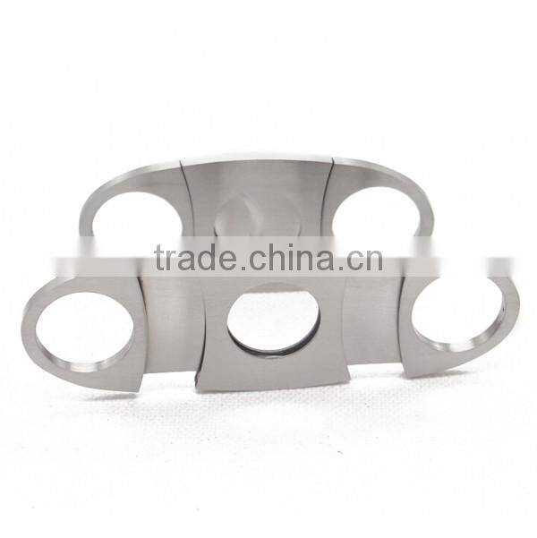 Stainless steel cigar cutter