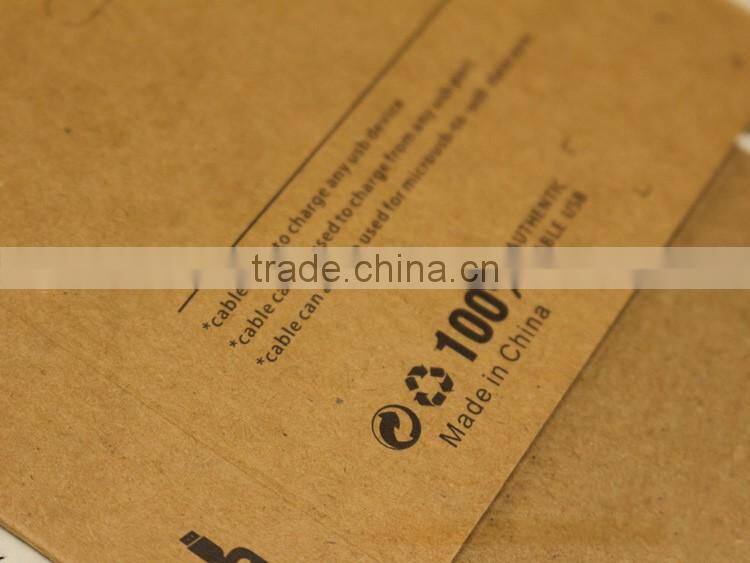 Supplier kraft Paper packaging box with clear window for cell phone accessories, paper boxes