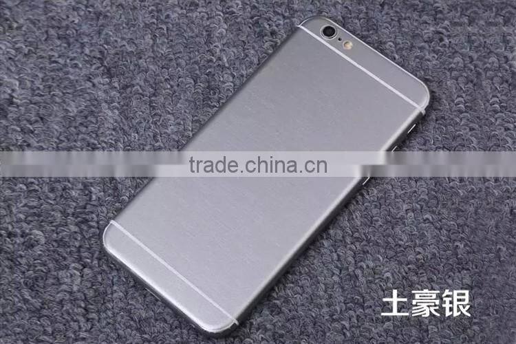 Metal color full body phone sticker screen protective film for iphone 6/plus