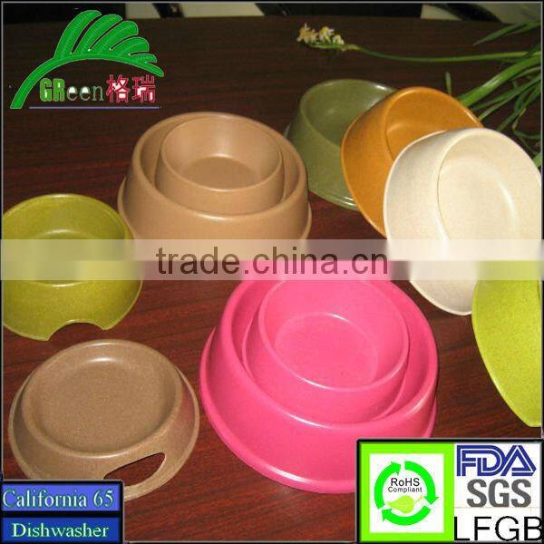 Eco bio bamboo fiber dog pet pot