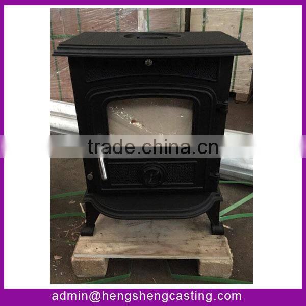 6-8KW High quality hot sale CE certificates antique cast iron wood burning pellet stove HS-X12