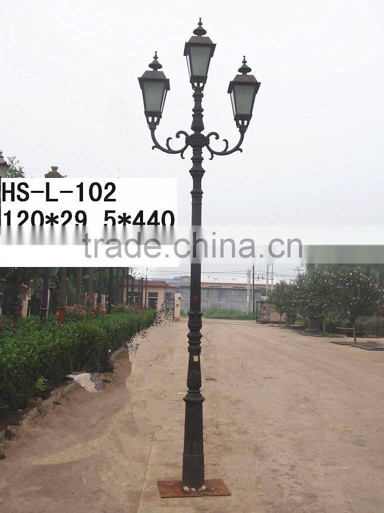 Decorative Cast Iron Garden Pole