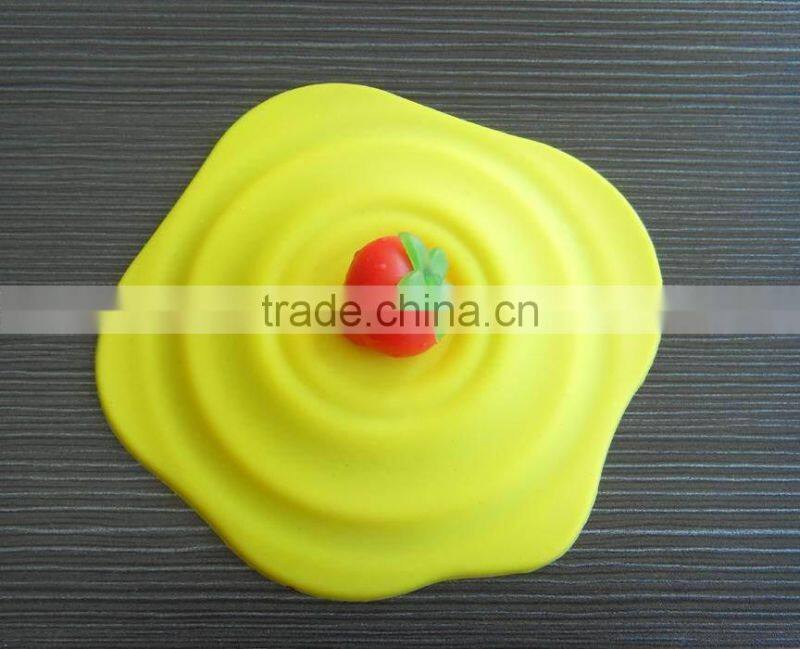 All kinds of cute shape silicone suction cup lid