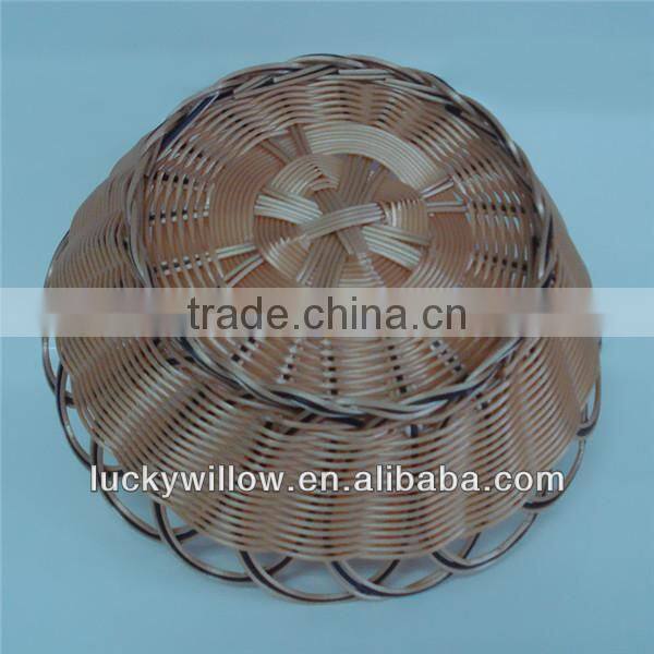 factory recycled plastic woven fruit basket