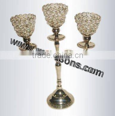 Wedding Candelabra in Silver Finish