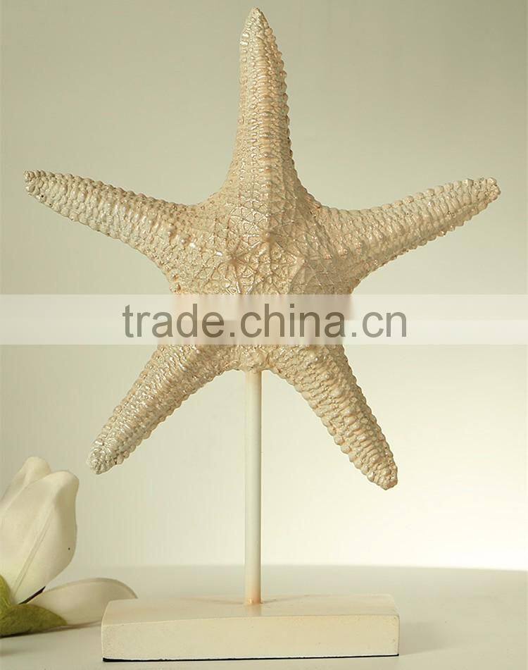 Custom home decor art artificial starfish statue