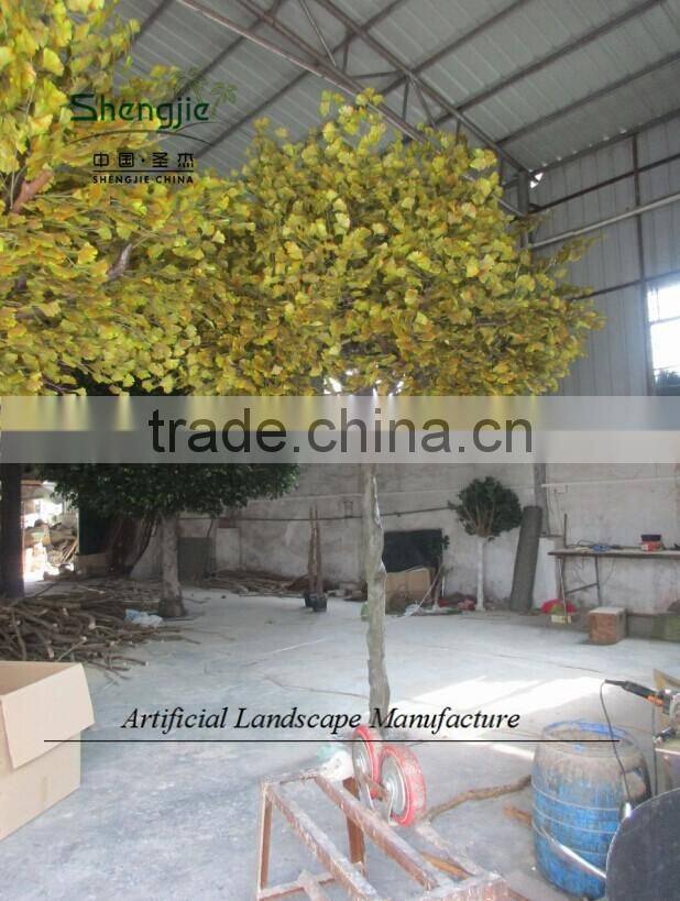 artificial gingko tree for decoration,fake gingko tree