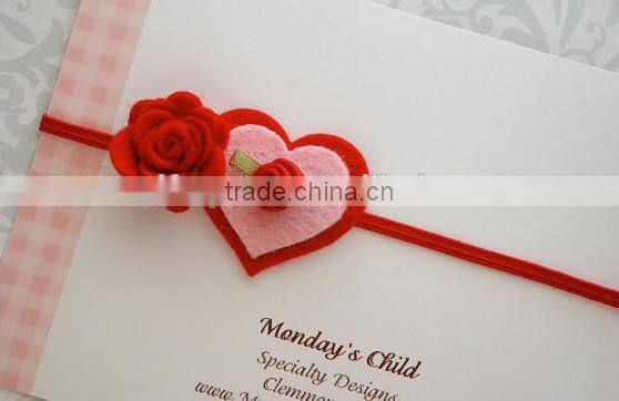 on alibaba express hot sale new products handmade eco friendly fabric decoration felt diy rubber loom band made in china