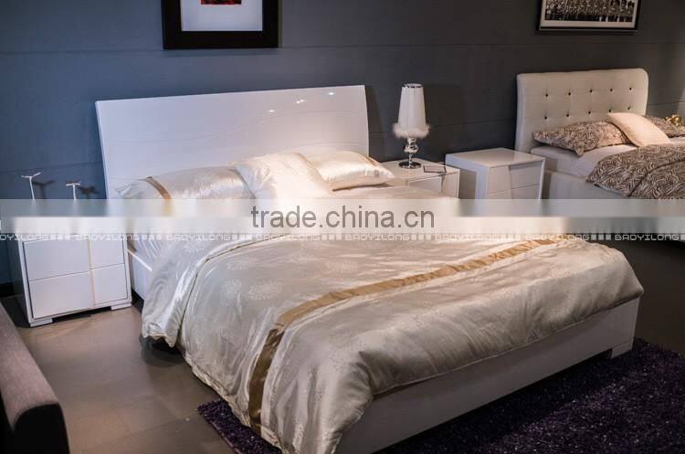 King Size Bed Dimensions White Chinese Modern Bed Frame