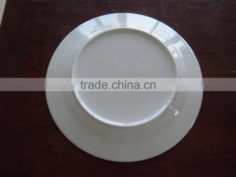 cheap round quality porcelain plate