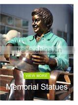 High quality garden decor lifesize antique brass horse statue